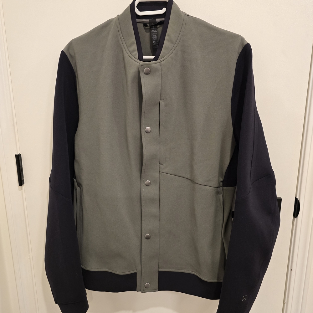 Lululemon Athletica Olive and Black Bomber Jacket
